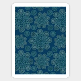 Citrus Splash Seamless Surface Pattern Design Sticker